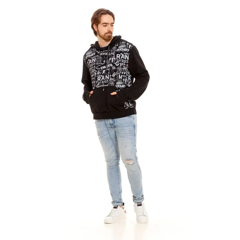Buzo Hoodie Cerrado Para Hombre Girbaud