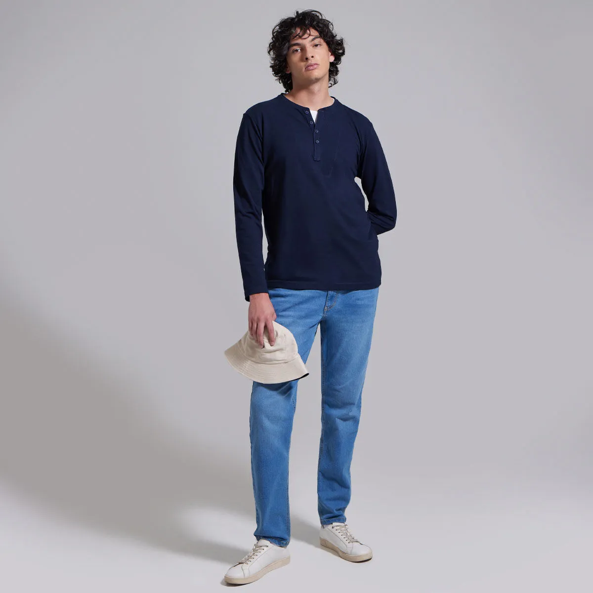 Camibuzo Cuello Henley Con Pechera