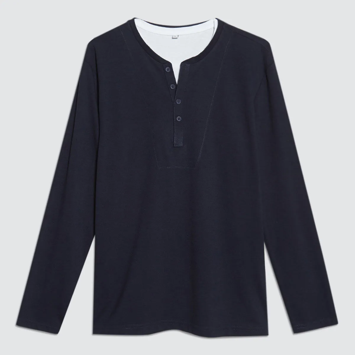 Camibuzo Cuello Henley Con Pechera