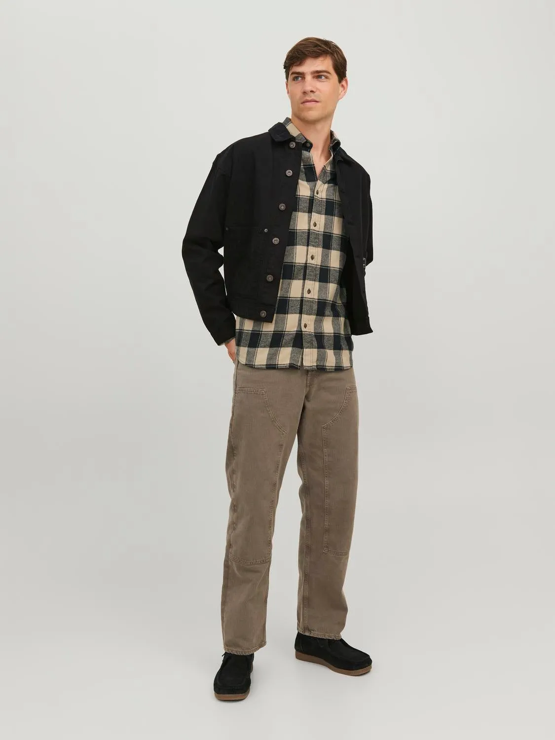 Camisa a cuadros Corte slim | Beige | Jack & Jones®