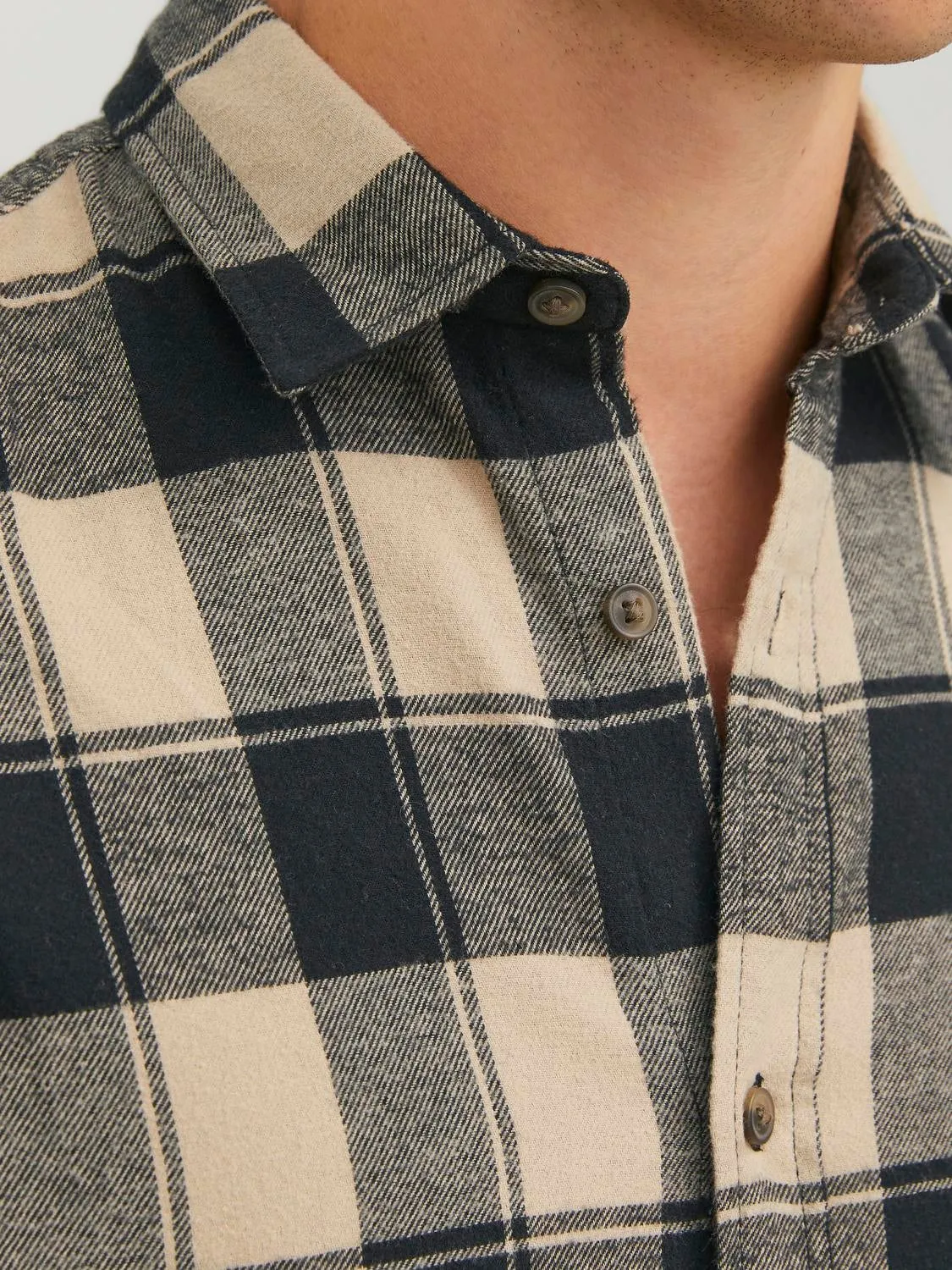 Camisa a cuadros Corte slim | Beige | Jack & Jones®