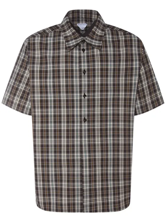 Camisa de algodón a cuadros