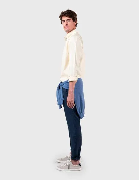 Camisa El Ganso Garment Dyed Amarillo para hombre
