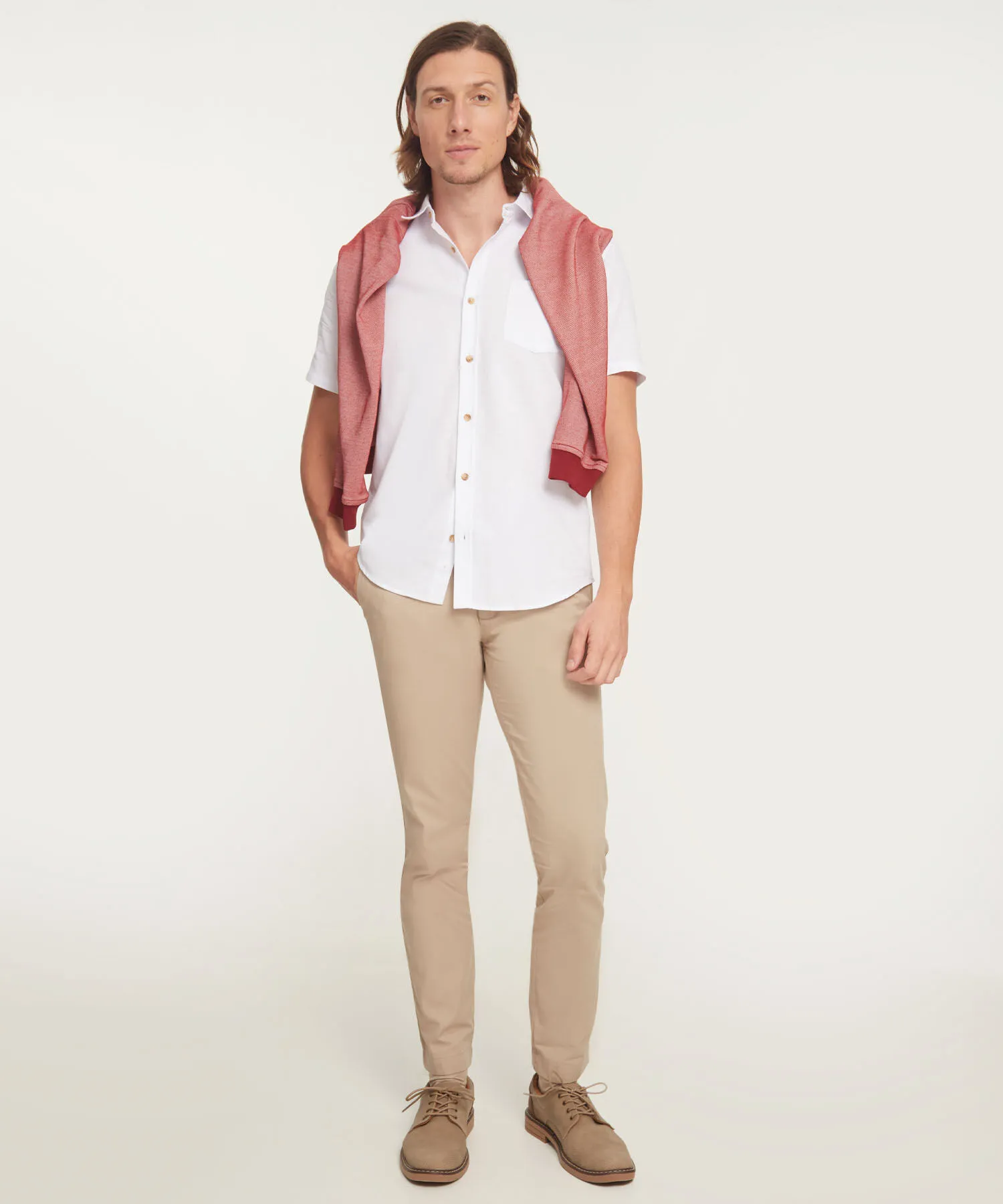 CAMISA MANGA CORTA CON BOLSILLO