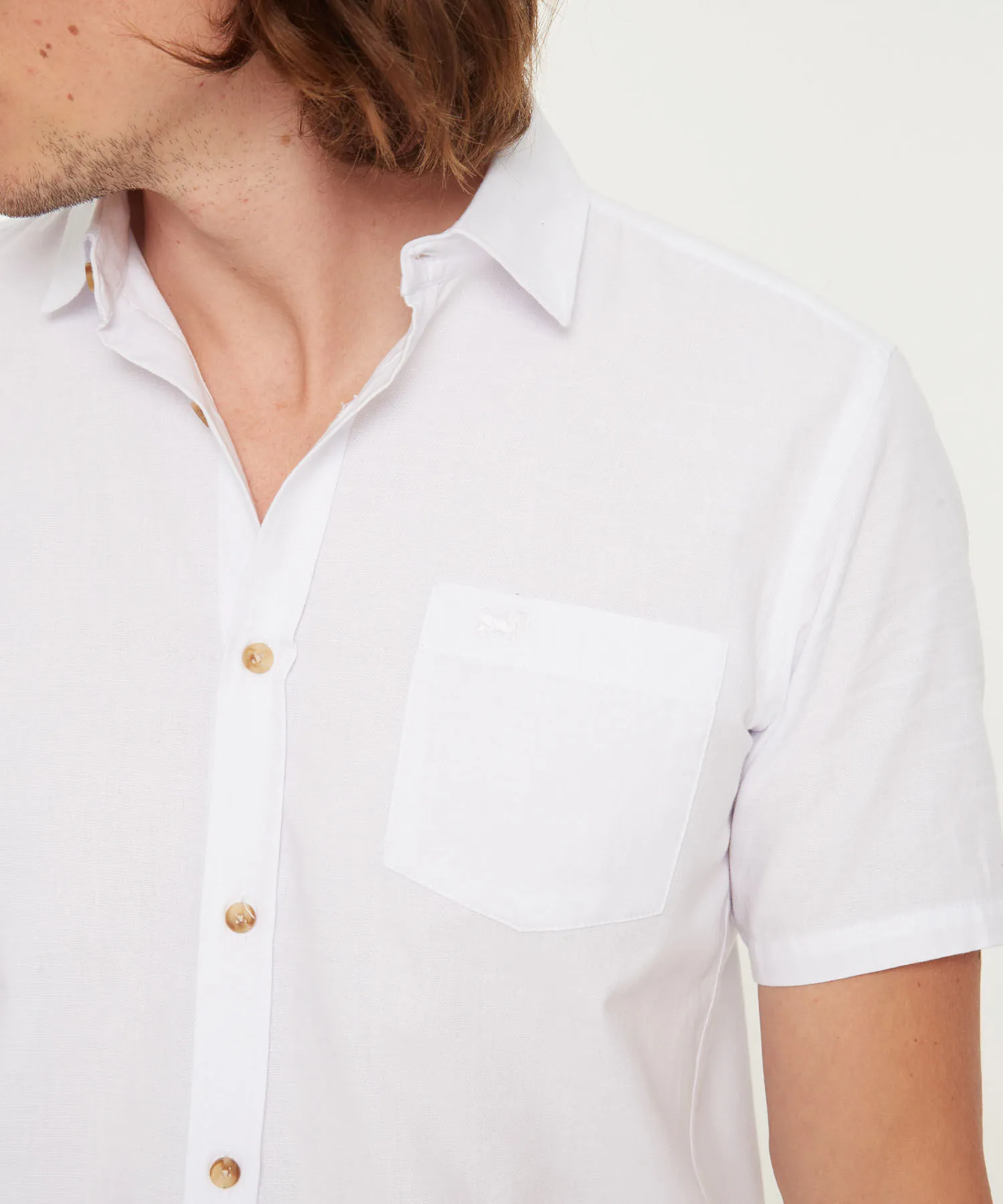 CAMISA MANGA CORTA CON BOLSILLO