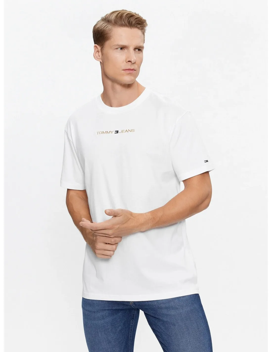 Camiseta Classic Gold Linear de Tommy Jeans