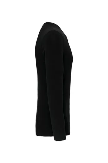 Camiseta Con Elastán Manga Larga Hombre