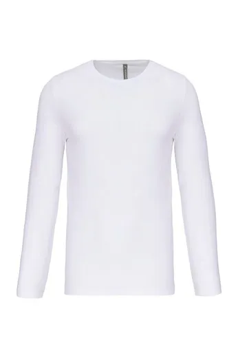 Camiseta Con Elastán Manga Larga Hombre
