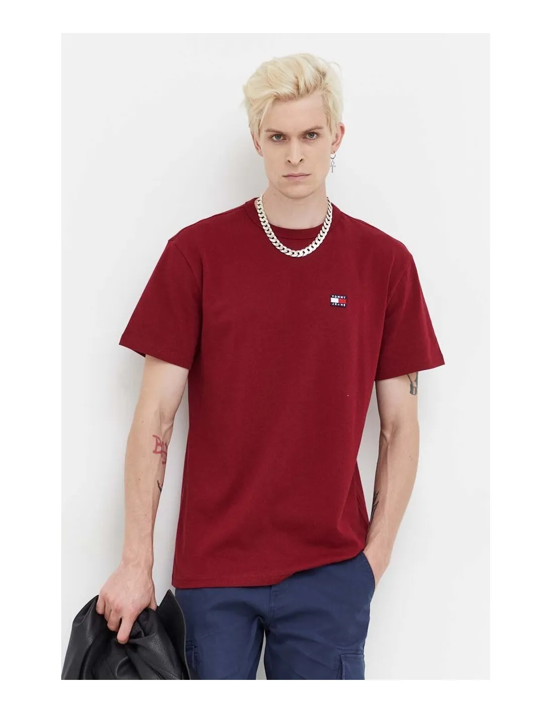 Camiseta de corte clásico con parche de Tommy Jeans