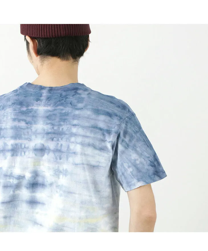 Camiseta de manga corta de buen tinte / horizonte