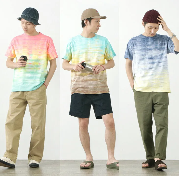 Camiseta de manga corta de buen tinte / horizonte