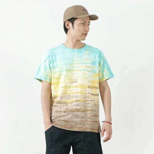Camiseta de manga corta de buen tinte / horizonte