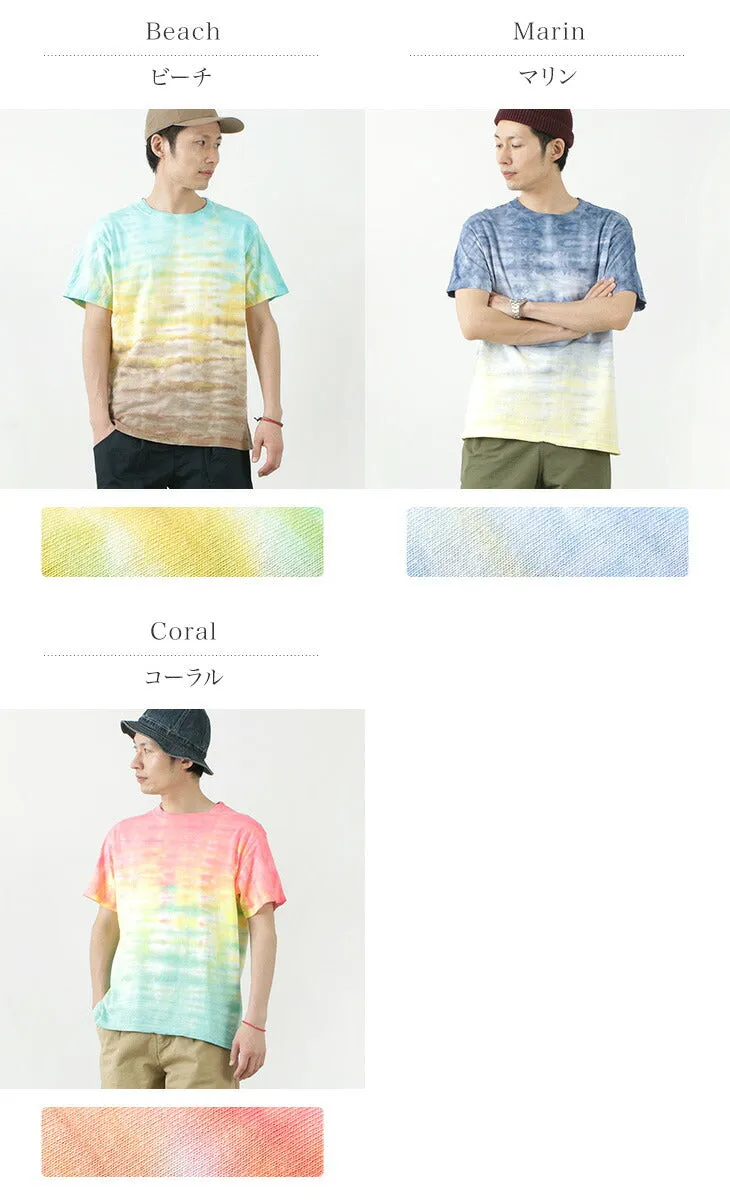 Camiseta de manga corta de buen tinte / horizonte