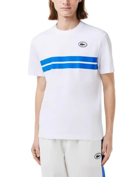 Camiseta Lacoste Heritage Blanco Para Hombre