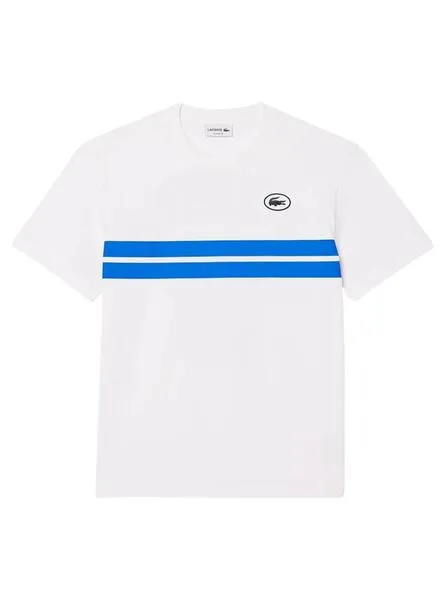 Camiseta Lacoste Heritage Blanco Para Hombre