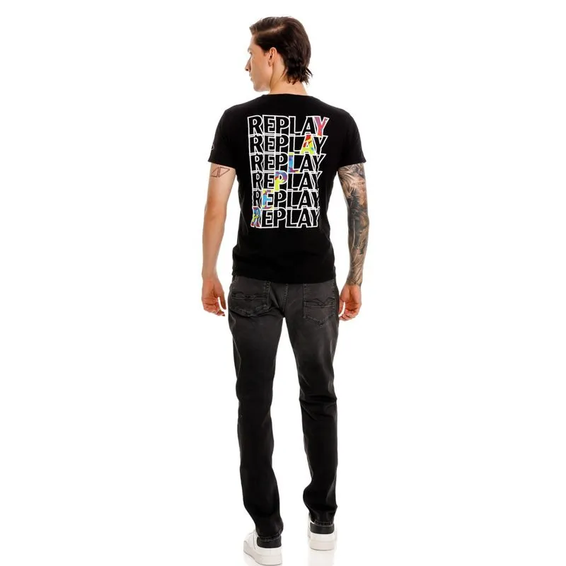 Camiseta Manga Corta Para Hombre Replay