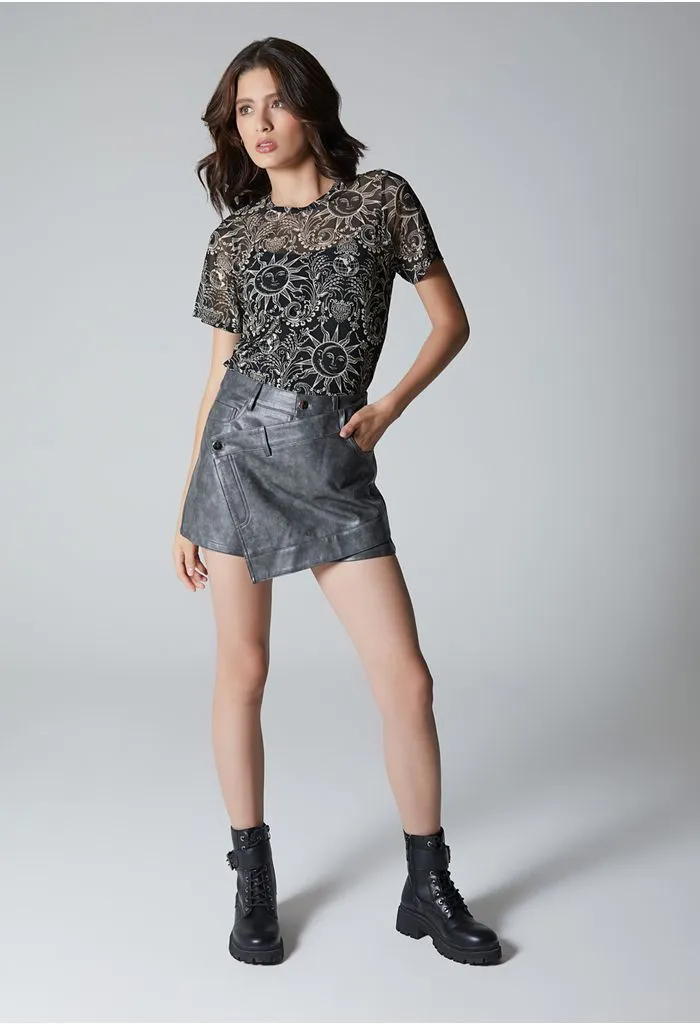 Camiseta para mujer manga corta