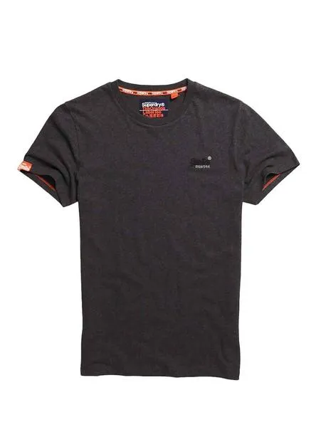 camiseta superdry vintage gris para hombre