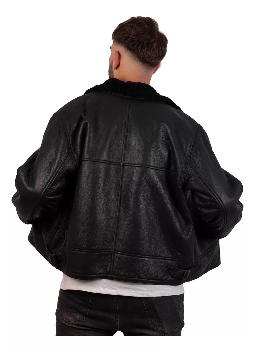 CAMPERA DE CUERO DE OVEJA 100% LEGITIMO DE HOMBRE  ART: KLM