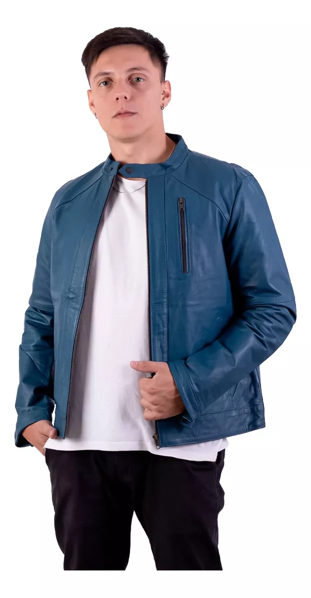 CAMPERA DE CUERO VACUNO 100% LEGITIMO DE HOMBRE  ART: GABRI