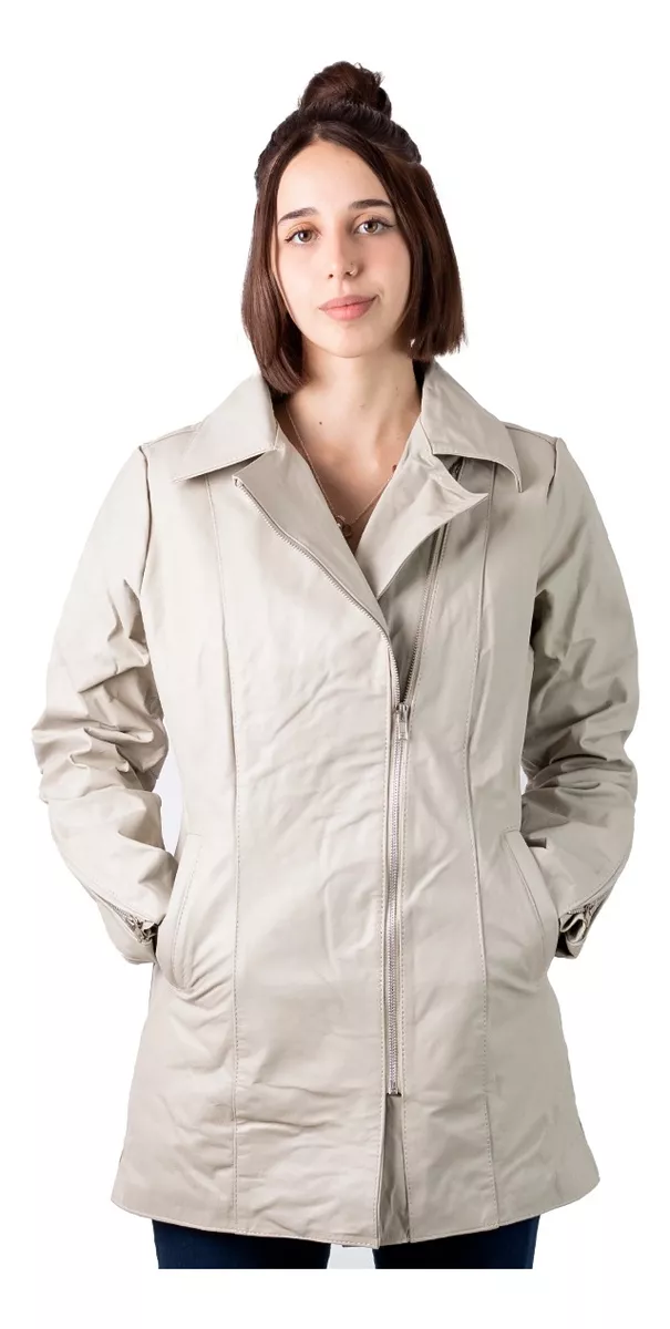 CAMPERA DE CUERO VACUNO 100% LEGITIMO DE MUJER  ART: 333.B