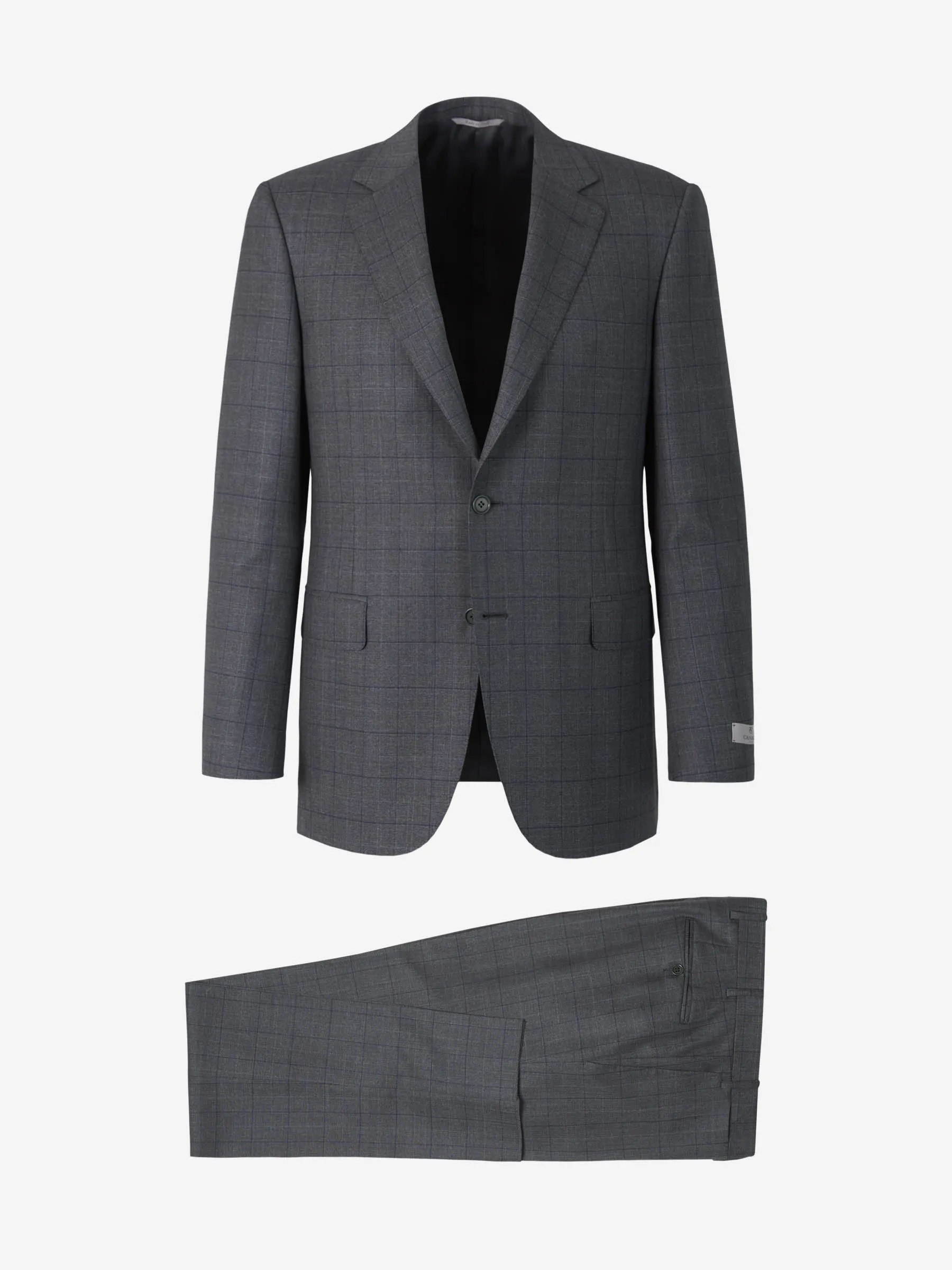Canali Traje Motivo Cuadros