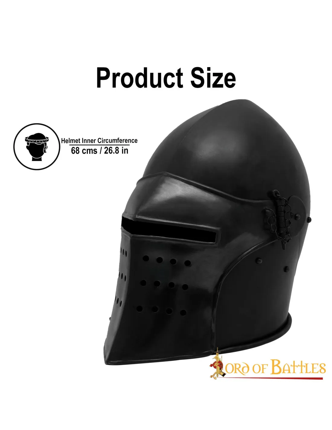 Casco de caballero negro con visera desmontable y forro de cuero