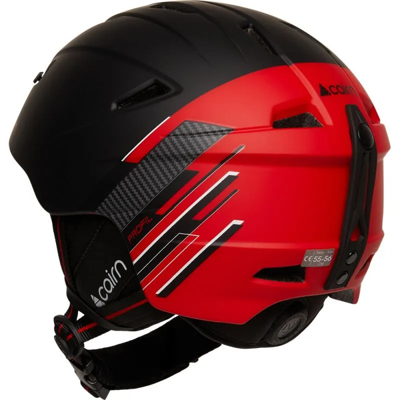 Casco de esquí Cairn Profil (Black Carbon Racing)