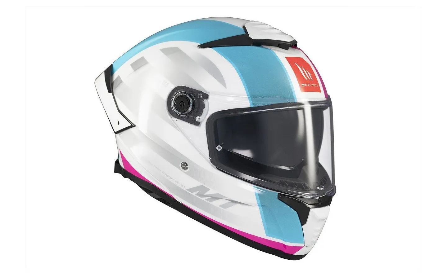 Casco Mt Thunder 4 Sv Treads C8 Gris Azul Rosa Brillo |308B37281|