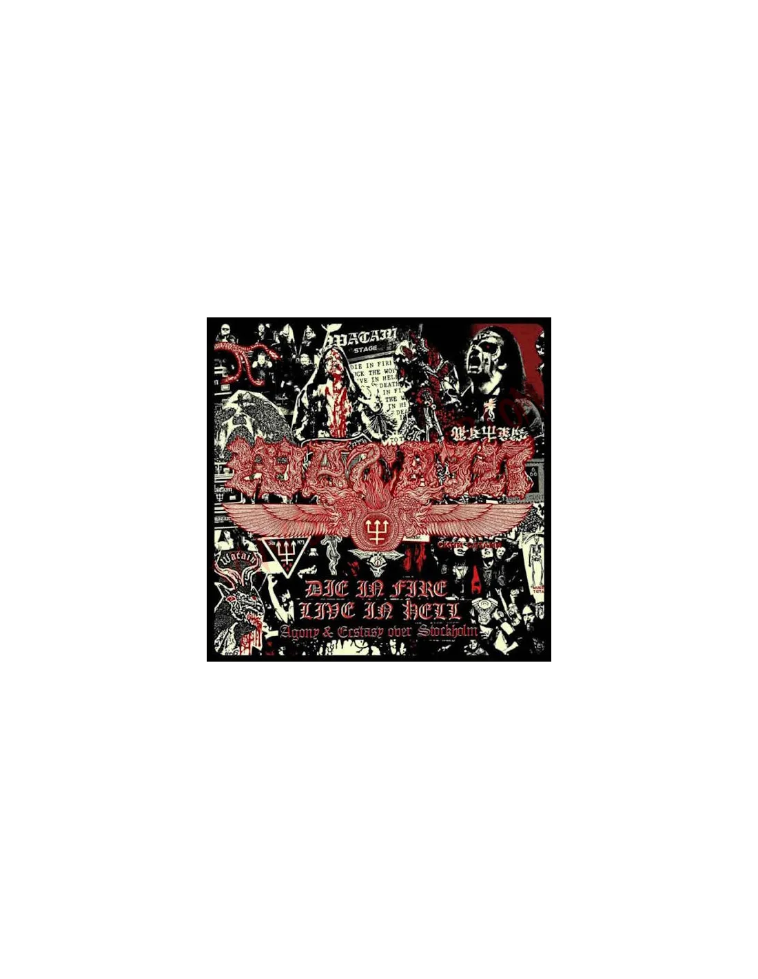 CD WATAIN  DIE IN FIRE  LIVE IN HELL