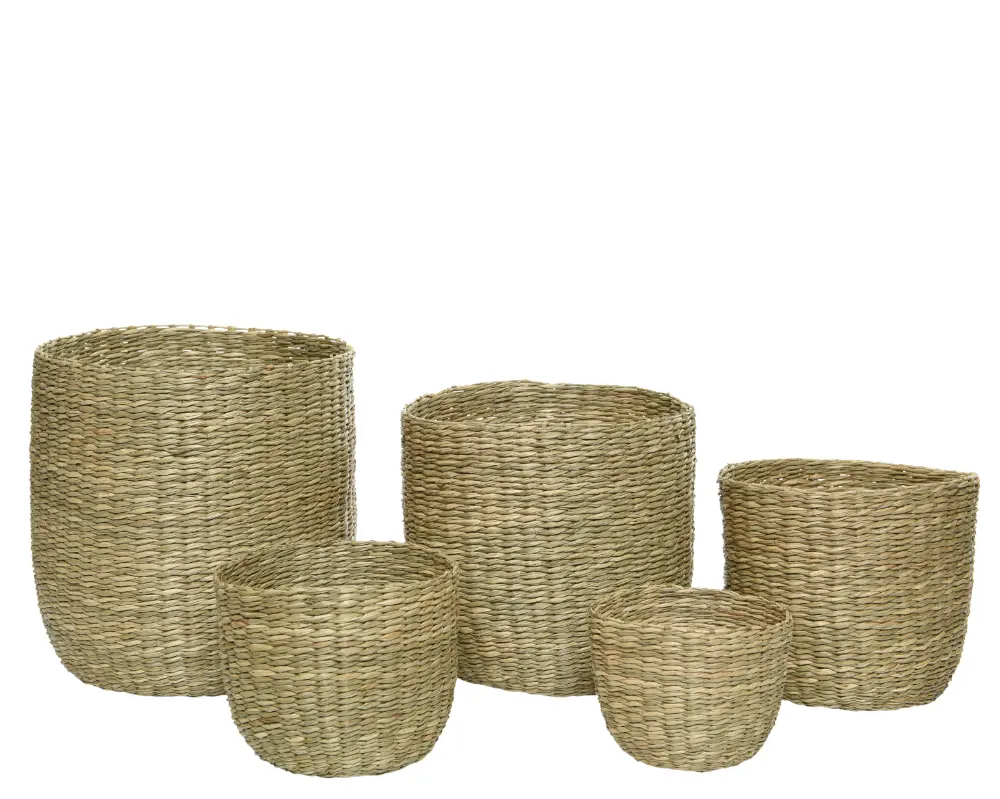 Cesta de mimbre 24 x 24 x 25 cm