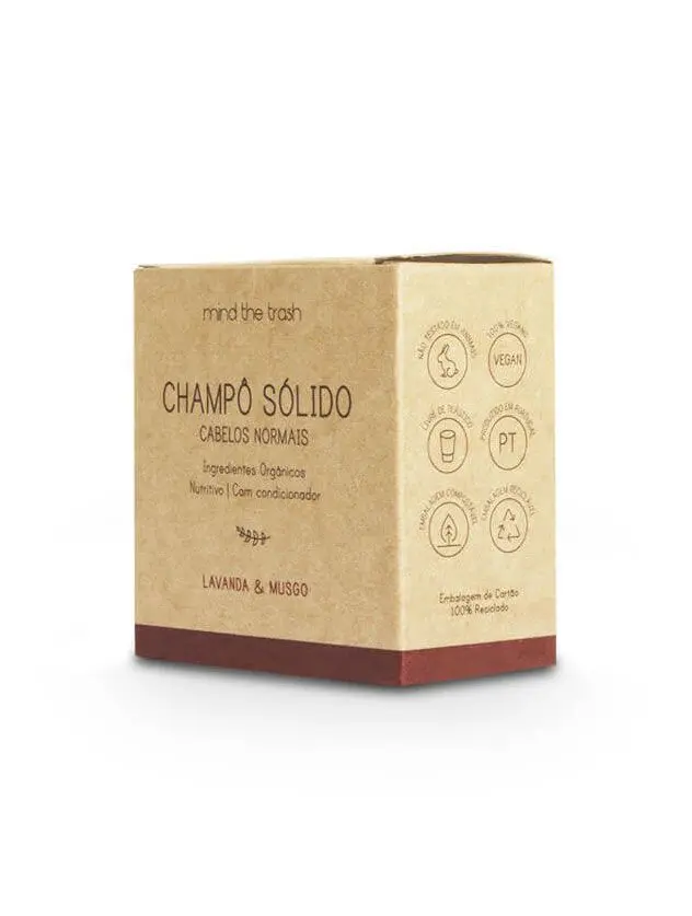 Champú sólido con acondicionador para cabellos normales