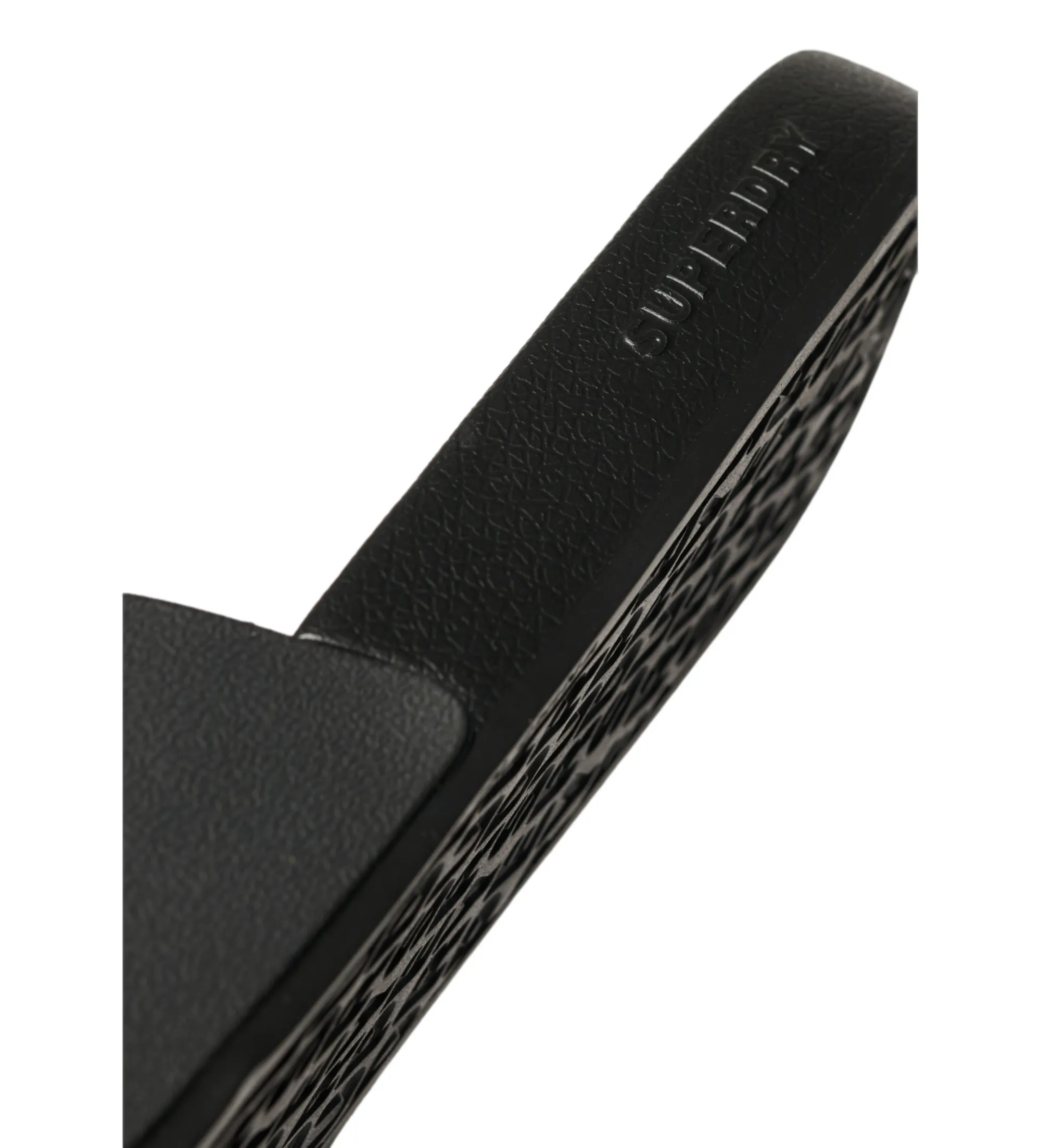 Chanclas veganas con logo negro
