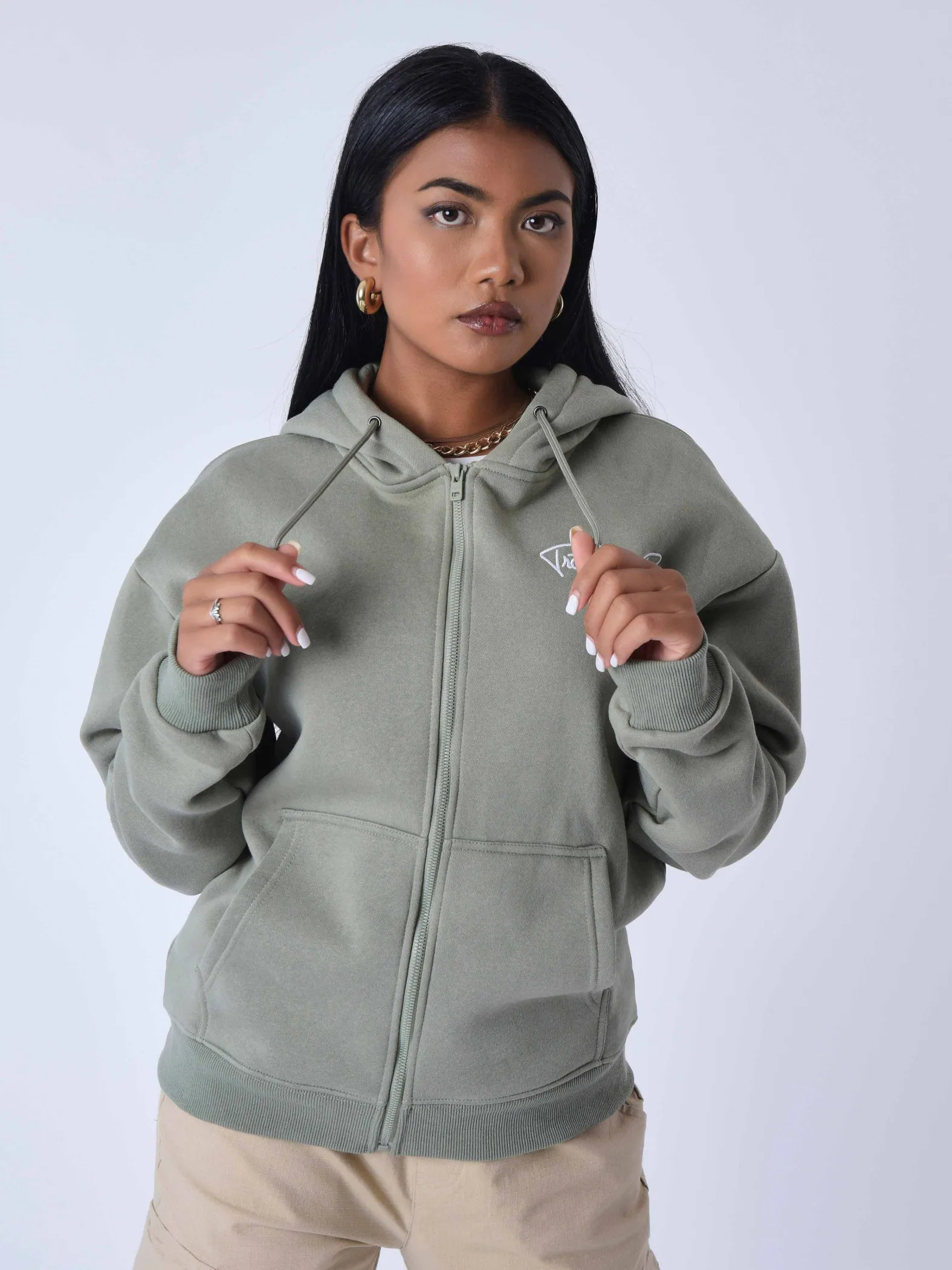 Chaqueta con cremallera Essentials Project X Paris para mujer