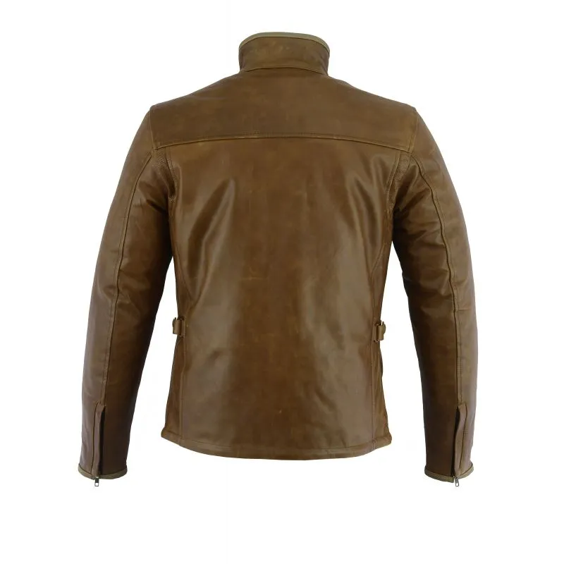 CHAQUETA DE CUERO MONTECARLO (BROWN)  CONTROLADOR ORIGINAL