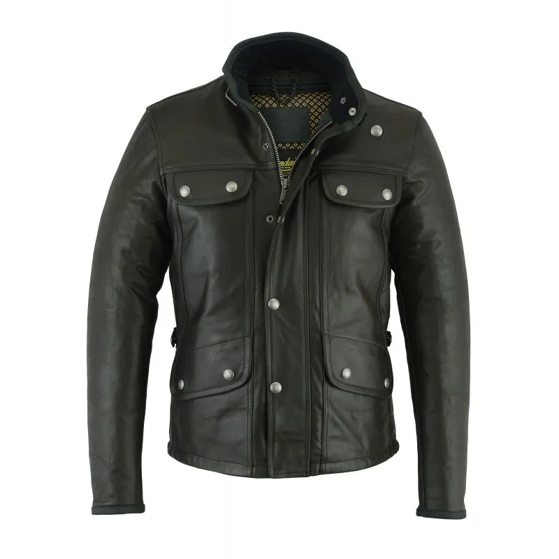 CHAQUETA DE CUERO MONTECARLO (NEGRO)  CONTROLADOR ORIGINAL