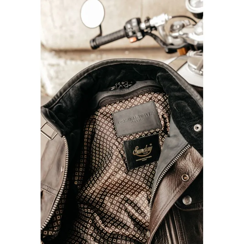 CHAQUETA DE CUERO MONTECARLO (NEGRO)  CONTROLADOR ORIGINAL