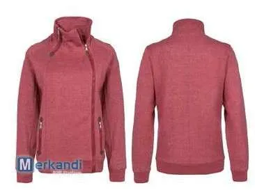 Chaqueta de sublevel de las señoras Chaqueta de sudadera con cremaller