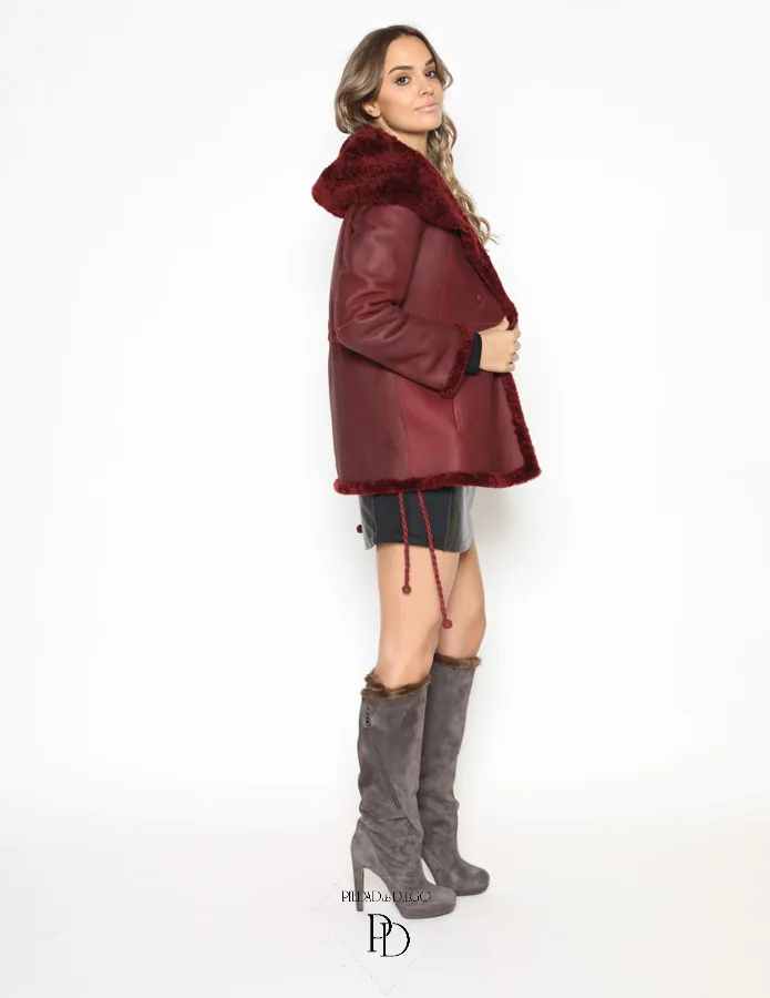 Chaqueta Doble Faz Reversible con capucha