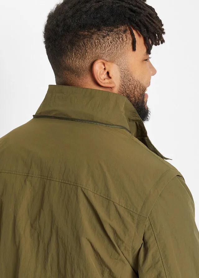Chaqueta funcional 2 en 1 con mangas desmontables Verde oliva oscuro