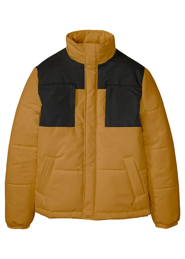 CHAQUETA FUNCIONAL DE CORTE HOLGADO MARRóN DORADONEGRO