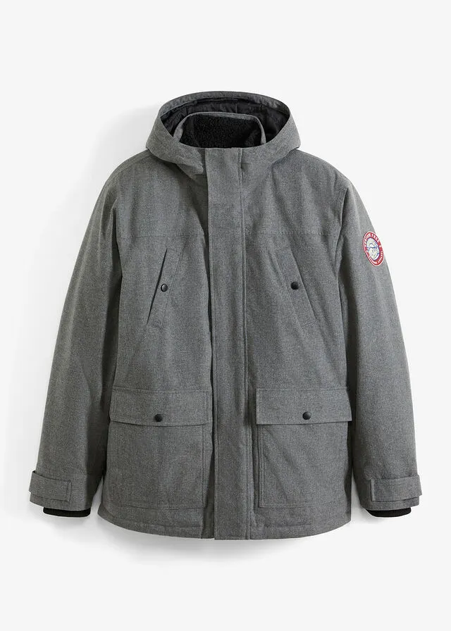 Chaqueta funcional Gris jaspeado