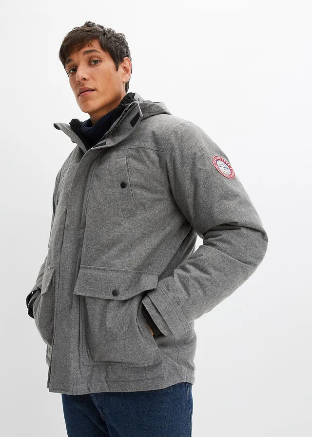Chaqueta funcional Gris jaspeado