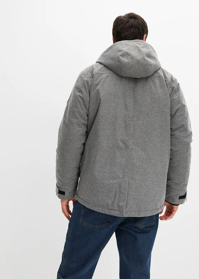 Chaqueta funcional Gris jaspeado