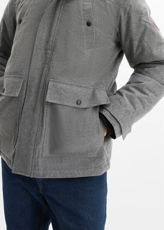 Chaqueta funcional Gris jaspeado