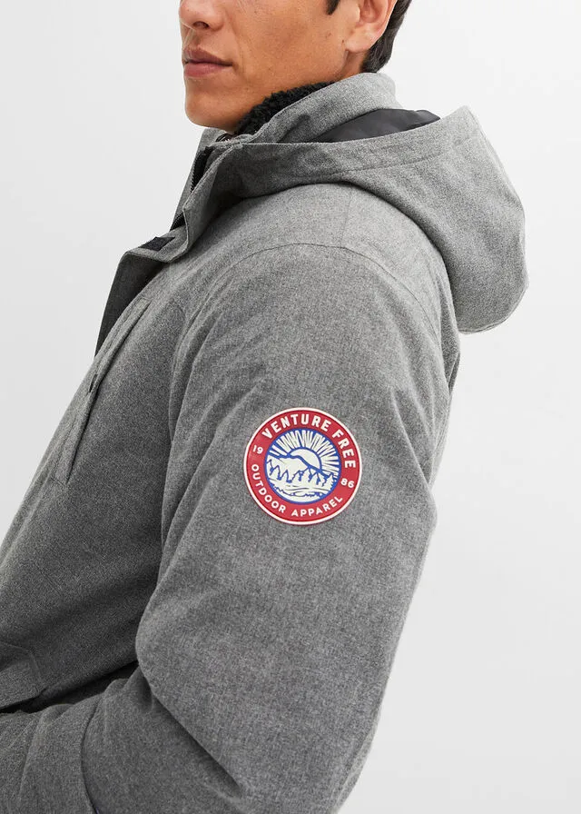 Chaqueta funcional Gris jaspeado