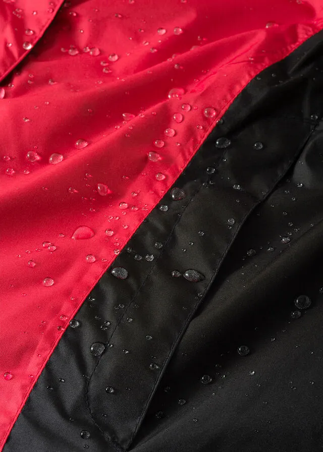 CHAQUETA FUNCIONAL IMPERMEABLE 3 EN 1 ROJONEGRO