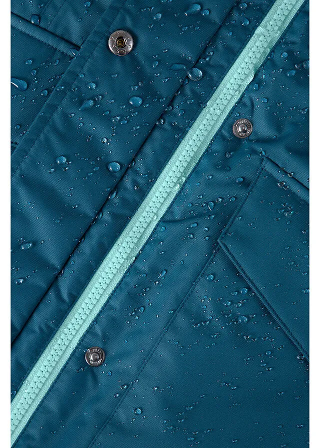 Chaqueta funcional impermeable Petróleo azul