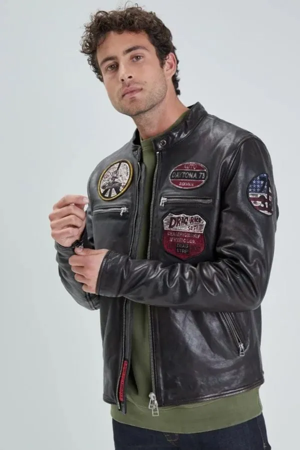 Chaqueta Hombre Daytona Martins Lamb Ermis Black