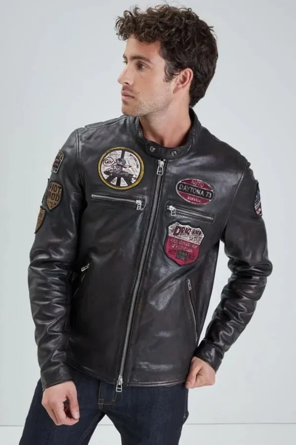 Chaqueta Hombre Daytona Martins Lamb Ermis Black
